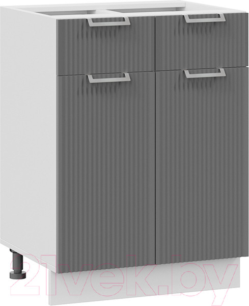 Изображение товара Шкаф-стол кухонный ТриЯ Кимберли 1Н6Я1 (белый/титан)