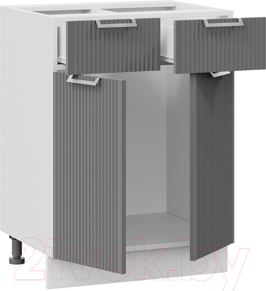 Изображение товара Шкаф-стол кухонный ТриЯ Кимберли 1Н6Я1 (белый/титан)