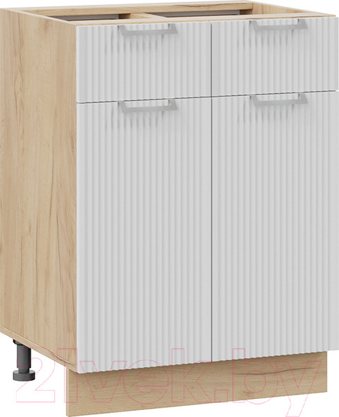 Изображение товара Шкаф-стол кухонный ТриЯ Кимберли 1Н6Я1 (дуб крафт золотой/сноу)