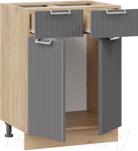 Изображение товара Шкаф-стол кухонный ТриЯ Кимберли 1Н6Я1 (дуб крафт золотой/титан)