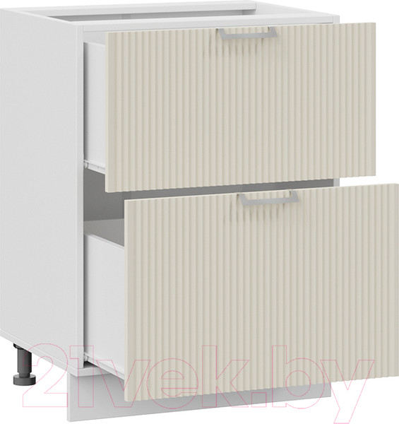 Изображение товара Шкаф-стол кухонный ТриЯ Кимберли 1Н6Я2 (белый/крем)