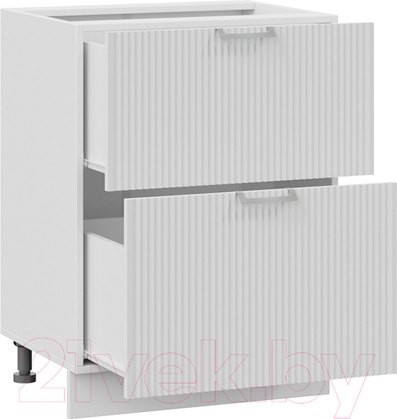 Изображение товара Шкаф-стол кухонный ТриЯ Кимберли 1Н6Я2 (белый/сноу)