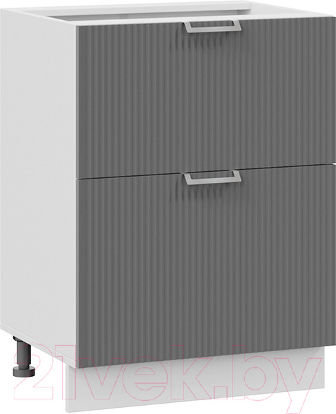 Изображение товара Шкаф-стол кухонный ТриЯ Кимберли 1Н6Я2 (белый/титан)