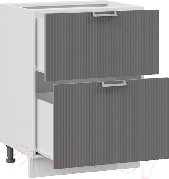 Изображение товара Шкаф-стол кухонный ТриЯ Кимберли 1Н6Я2 (белый/титан)