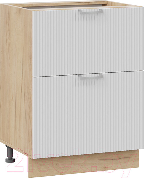 Изображение товара Шкаф-стол кухонный ТриЯ Кимберли 1Н6Я2 (дуб крафт золотой/сноу)