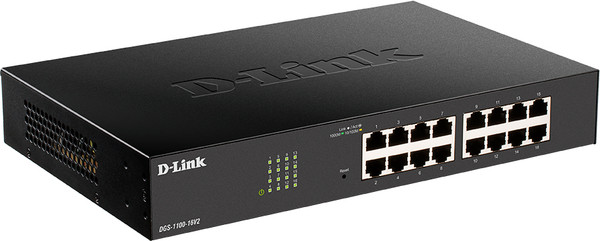 Изображение товара Коммутатор D-Link DGS-1100-16V2/A2A