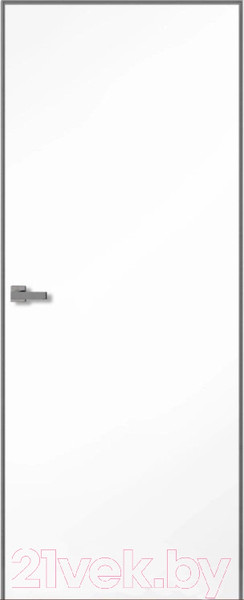 Изображение товара Дверь межкомнатная Graddoor Invisible 40 Black 70x200 правая (с выпрямителями, кромка с 4х сторон)