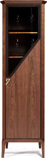 Изображение товара Шкаф с витриной Гомельдрев Дельта ГМ 1471 (американский орех/ольха)