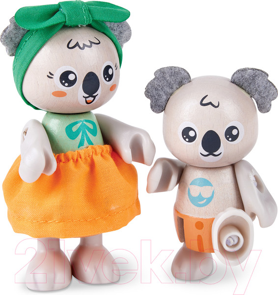 Изображение товара Набор фигурок игровых Hape Семья коал / E3528_HP