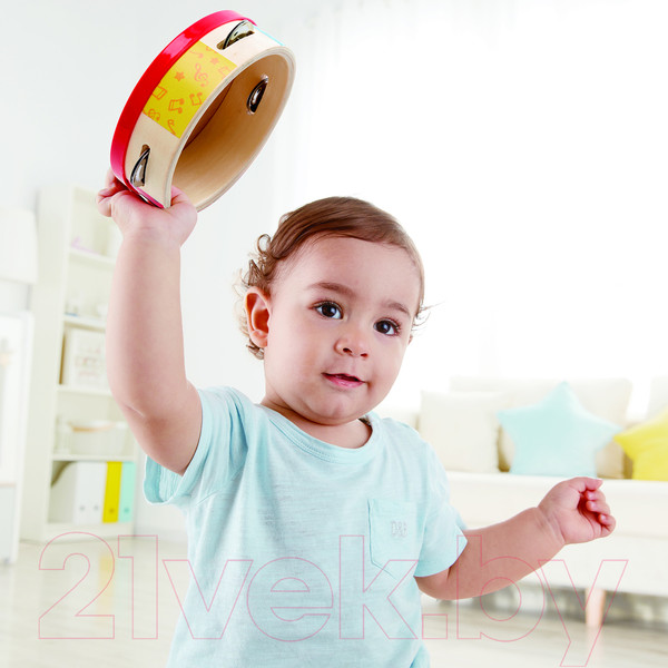 Изображение товара Музыкальная игрушка Hape Веселый бубен / E0607_HP