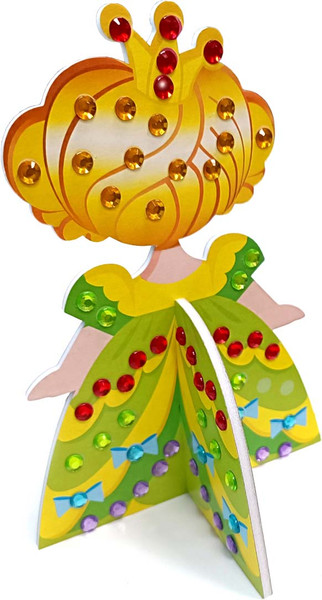 Изображение товара Набор для творчества Десятое королевство Из страз 3D Принцесса 1 / 01702