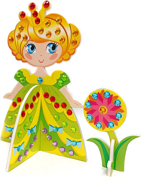 Изображение товара Набор для творчества Десятое королевство Из страз 3D Принцесса 1 / 01702