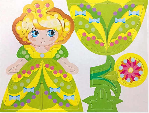 Изображение товара Набор для творчества Десятое королевство Из страз 3D Принцесса 1 / 01702