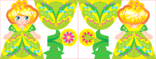 Изображение товара Набор для творчества Десятое королевство Из страз 3D Принцесса 1 / 01702