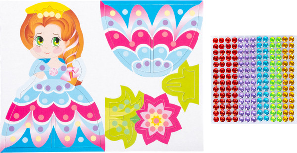 Изображение товара Набор для творчества Десятое королевство Из страз 3D Принцесса 3 / 01704