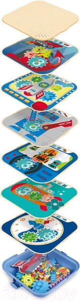 Изображение товара Развивающий игровой набор Hape Заводные шестеренки / E1065_HP