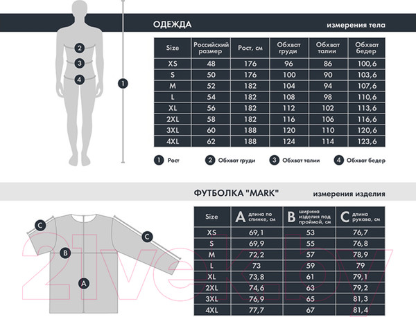 Изображение товара Лонгслив спортивный FHM Mark 625 (2XL, голубой)