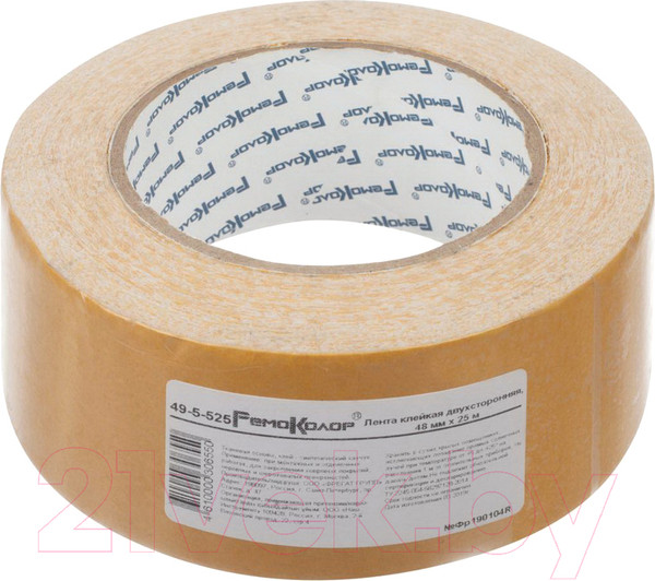 Изображение товара Скотч двухсторонний Remocolor 48ммx25м / 49-5-525