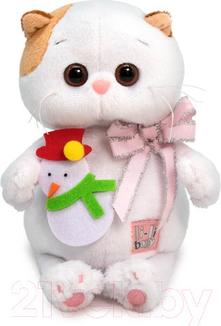 Изображение товара Мягкая игрушка Budi Basa Кошечка Ли-Ли Baby с игрушкой Снеговик / LB-061