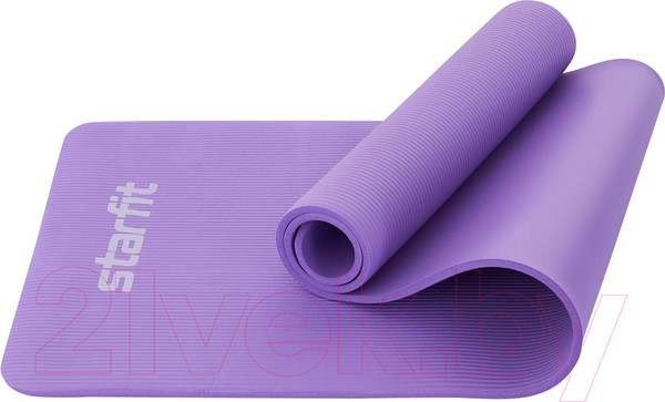 Изображение товара Коврик для йоги и фитнеса Starfit FM-301 NBR (183x61x1.0см, фиолетовый пастель)