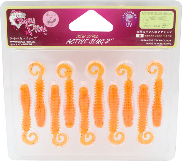 Изображение товара Мягкая приманка Crazy Fish Active Slug / 29-50-18-6