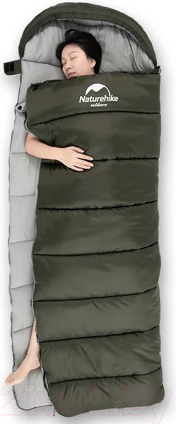 Изображение товара Спальный мешок Naturehike U250S NH20MSD07 / 6927595764305 (зеленый)