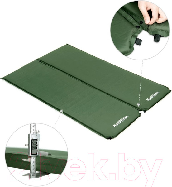 Изображение товара Туристический коврик Naturehike NH20DZ003 / 6927595773680 (зеленый)