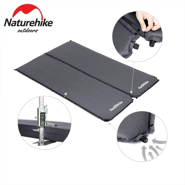 Изображение товара Туристический коврик Naturehike NH20DZ003 / 6927595711491 (темно-серый)