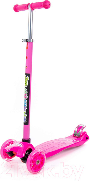 Изображение товара Самокат детский Полесье 0072 / 94490 (малиновый)