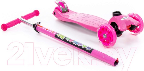Изображение товара Самокат детский Полесье 0072 / 94490 (малиновый)