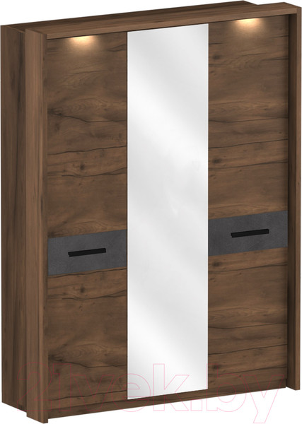 Изображение товара Паспарту для шкафа Мебельград Глазго 3-х дверный 174.5x20x231.5 (таксония)