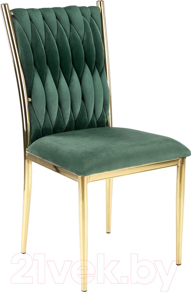 Изображение товара Стул Halmar K436 (темно-зеленый/золото)