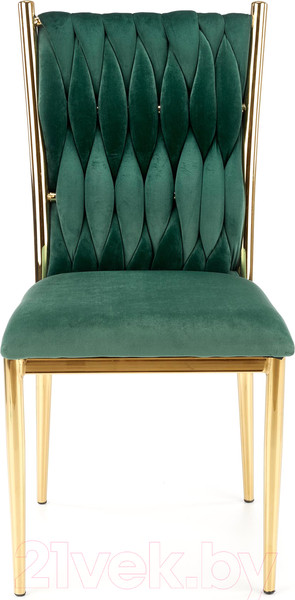Изображение товара Стул Halmar K436 (темно-зеленый/золото)