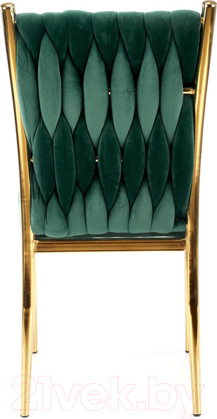 Изображение товара Стул Halmar K436 (темно-зеленый/золото)