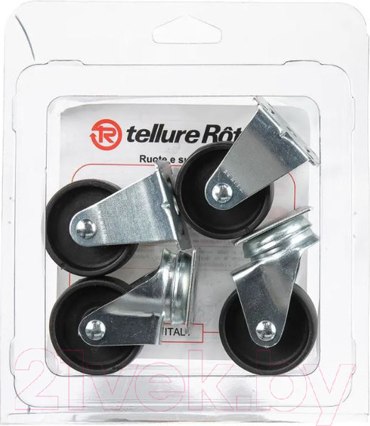 Изображение товара Комплект колес для тележки складской Tellure Rota 322202
