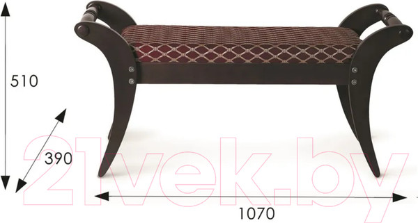 Изображение товара Банкетка Мебелик Тифани (венге)