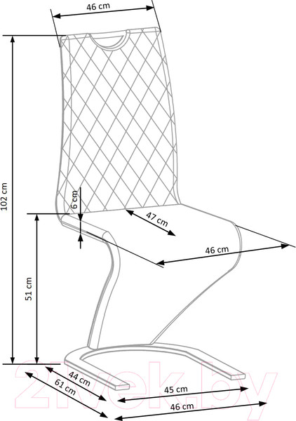 Изображение товара Стул Halmar K442 (темно-зеленый)