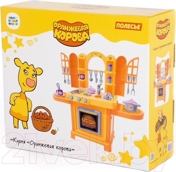 Изображение товара Детская кухня Полесье Оранжевая корова / 93899