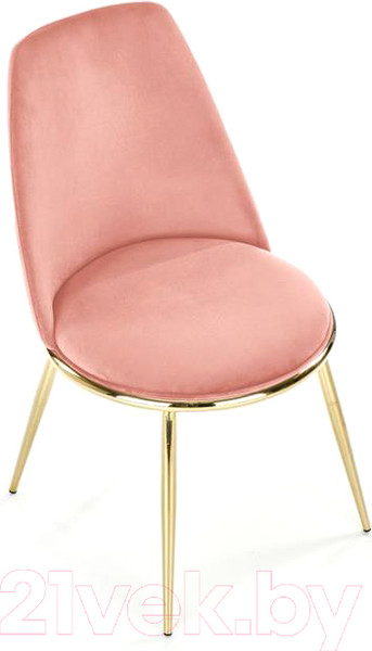 Изображение товара Стул Halmar K460 (розовый/золотой)