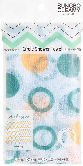 Изображение товара Мочалка для тела Sungbo Cleamy Clean&Beauty Circle Shower Towel (28x95)