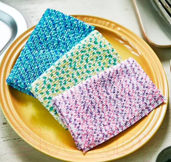 Изображение товара Набор губок для мытья посуды Sungbo Cleamy Well-Clean Scrubber  (2шт)