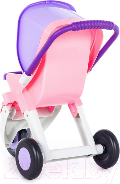 Изображение товара Коляска для куклы Полесье Anita 3-х колесная / 95206 (розовый)