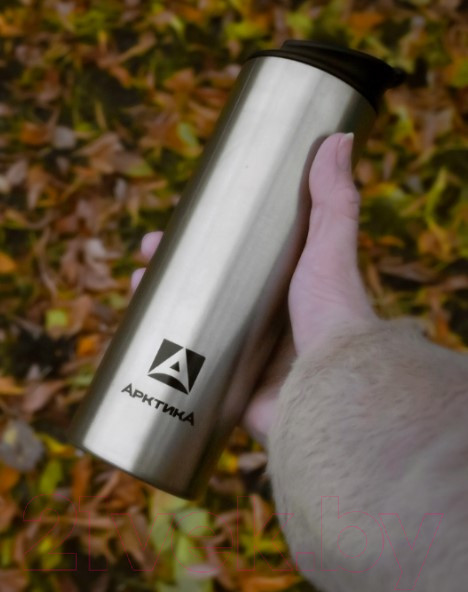 Изображение товара Термос для напитков Арктика 710-480 (серебристый)