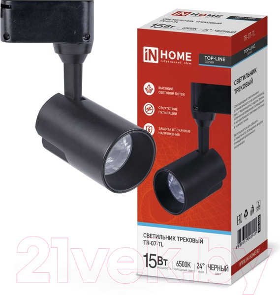 Изображение товара Трековый светильник INhome TR-07-TL 15Вт / 4690612040141