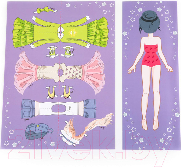 Изображение товара Аксессуар для куклы Полесье Кроватка-качалка с постельным бельем / 69801