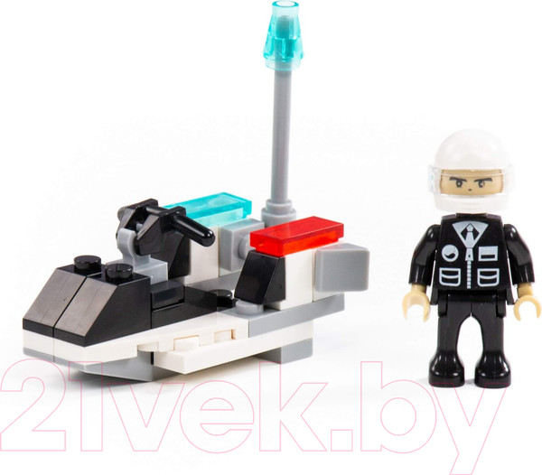 Изображение товара Конструктор Полесье Классик Город. Полиция-7 / 81773 (43эл)