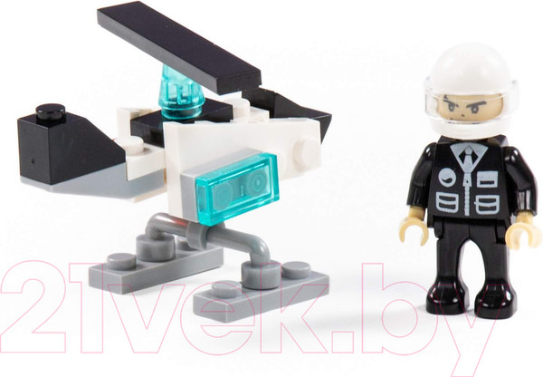 Изображение товара Конструктор Полесье Классик Город. Полиция-7 / 81773 (43эл)