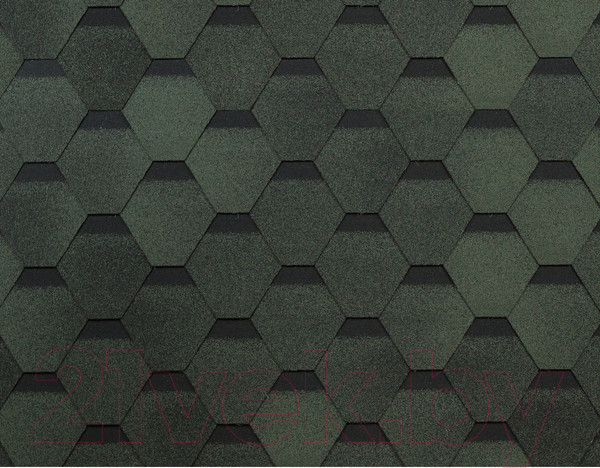 Изображение товара Черепица Технониколь Оптима Зеленый 6S4X21-0703RUS (упаковка)