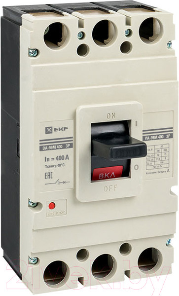 Изображение товара Выключатель автоматический EKF PROxima ВА-99М 400/400А 3P / mccb99-400-400m