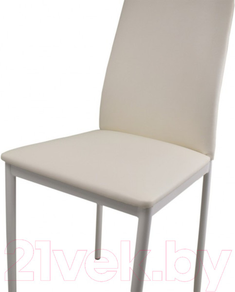 Изображение товара Стул Гальваник Вест (эмаль белый муар/кожзам стандарт 124)